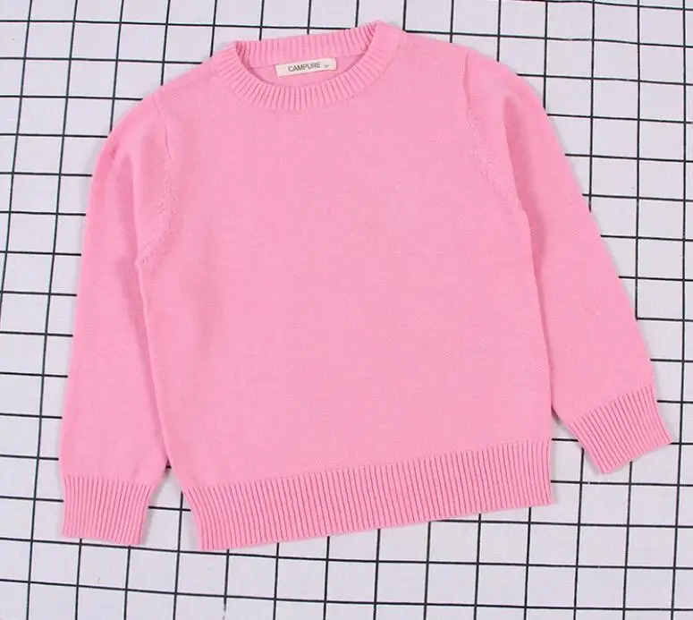 Pink Г. Осенний свитер с высоким воротником для маленьких мальчиков и девочек; детские свитера на зиму; вязаные свитера для мальчиков; Vetement Enfant - Цвет: Pink