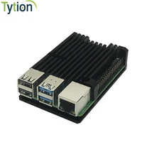 Raspberry Pi 4 Armor Aluminum Case Auto Cooling Metal Case with Heatsink Thermal Adhesive 4