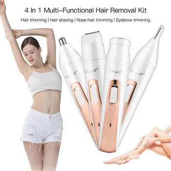 

Professional Hair Removal Electric Women Shaver Razor Nose Hair Eyebrow Trimmer Lady Shaving Machine For Facial Body Bikini Leg