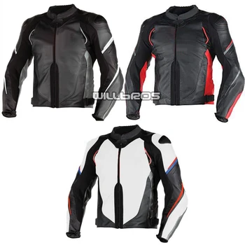 

Dain Super Speed D3 Leather jacket Motocross Street Moto Riding Motorbike Jackets With Protector
