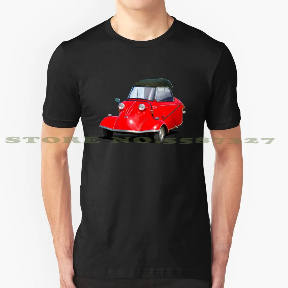 Messerschmitt Bubble Car Cool Design Trendy T-Shirt Tee Bubble Car Microlar Messerschmitt Kr200 3 Wheeler Red German Car Europe
