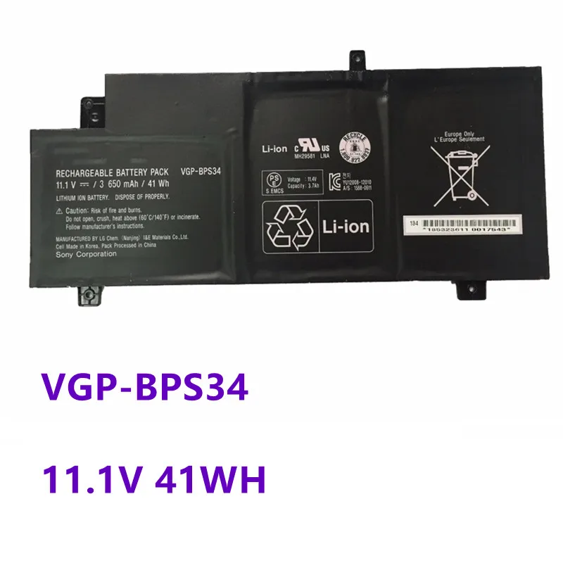 Аккумулятор VGP-BPS34 для SONY Vaio Fit 15 SVF15A SVF14A Series SVF15A1ACXB SVF15A1AC XS SVF14AC1QU 11 1 В 41 Втч |