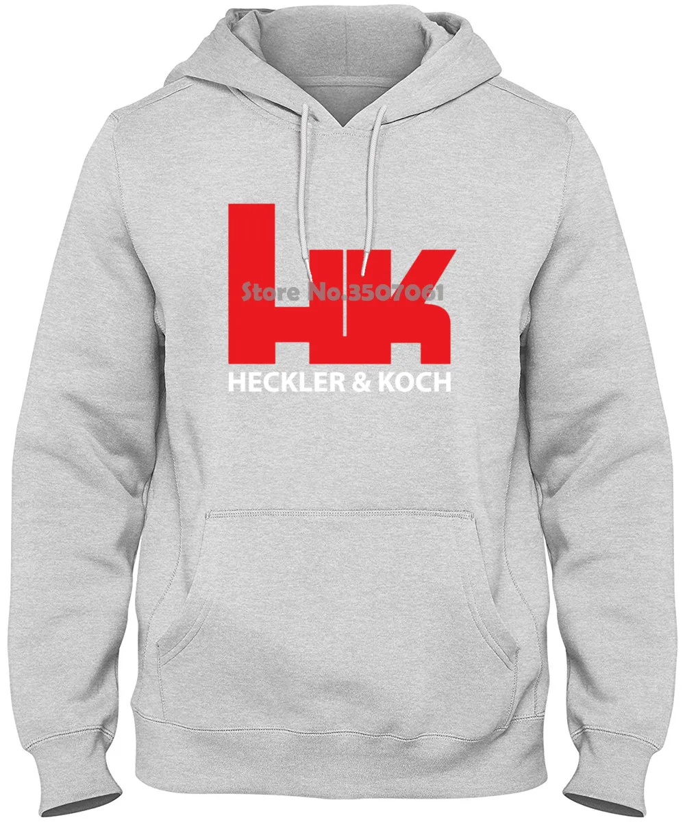 Свободная Hk-Heckler And Koch логотип 01 хлопковые толстовки и толстовки - Цвет: Hoodies Gray