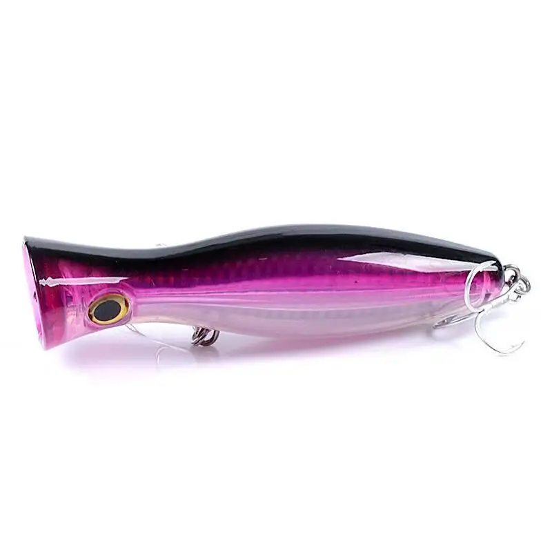 

Popper Wobbler Fishing lure With 6# hooks 12.5cm 40g floating crankbait artificial bait poper pesca carp pike 1pcs wholesale