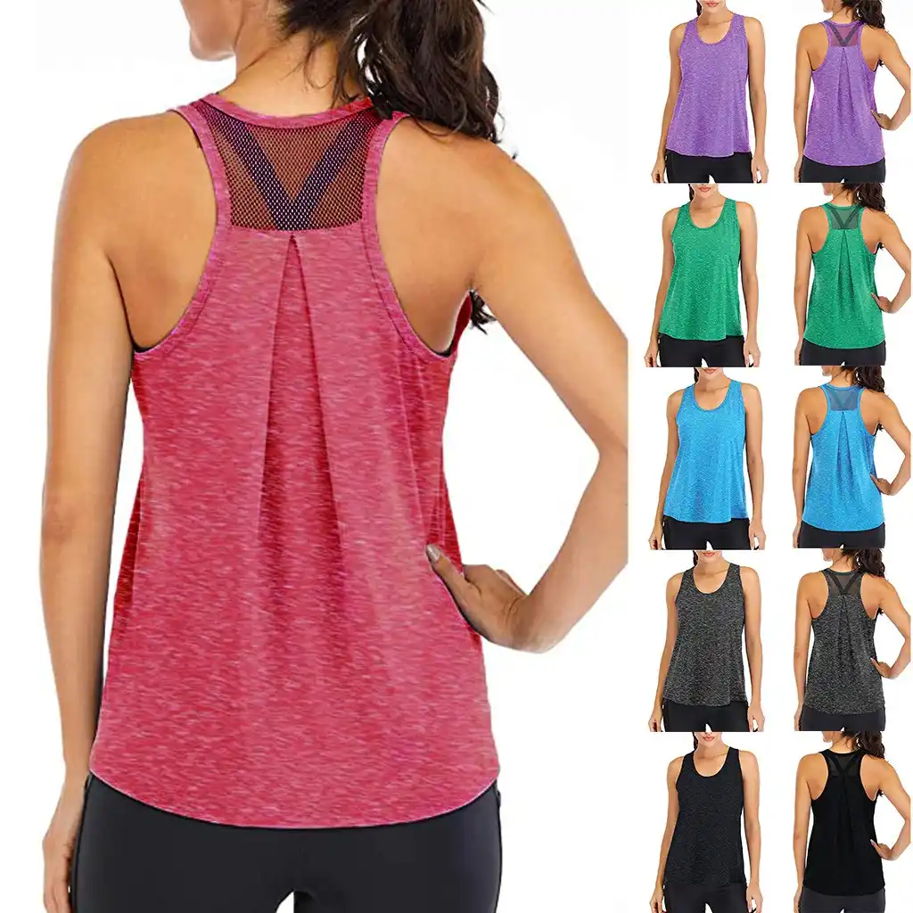 yoga racerback tank