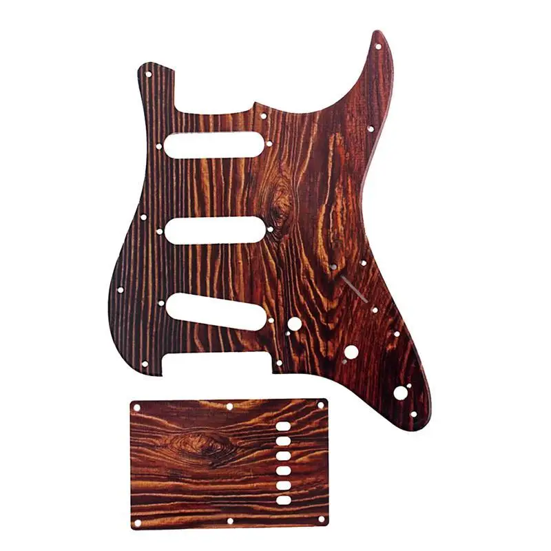 1 Набор гитарный накладной предпроводной нагруженный ПВХ SSS Tiger Stripe Pickguard гитарные части для бас-гитары музыкальный инструмент гитара