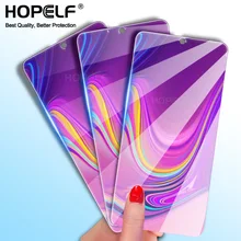 Hopelf Стекло для samsung Galaxy A7 A9 A8 J6 A6 A8 J4 плюс Экран протектор 2.5D на закаленном Стекло для samsung A7 A9 A8