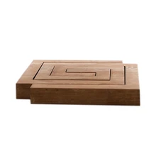 Столовые приборы из сосновой древесины, коврик для чайной чашки с горячей изоляцией, современный деревенский художественный декор стола