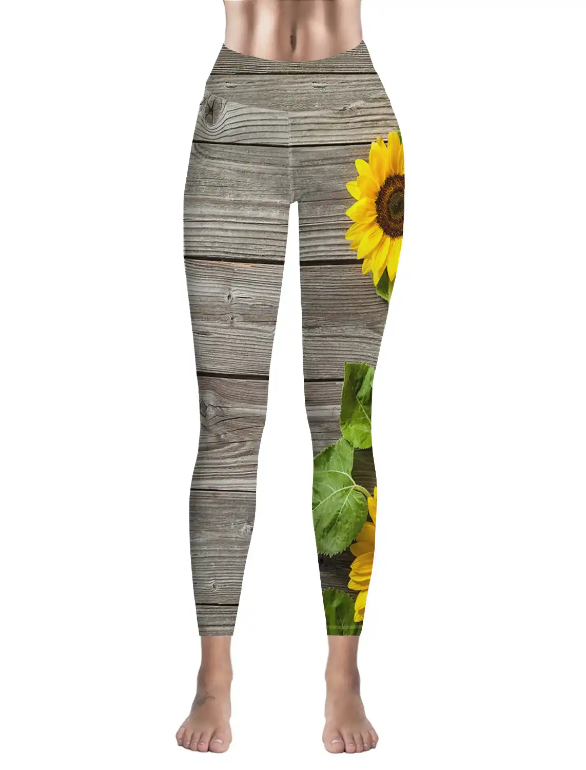 sunflower workout leggings