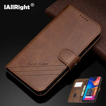 

IAllRight PU Leather Flip Cover Cases For Samsung Galaxy A20 A30 A205 Wide 4 Phone Bags Soft TPU Back Stand wallet Card Coque