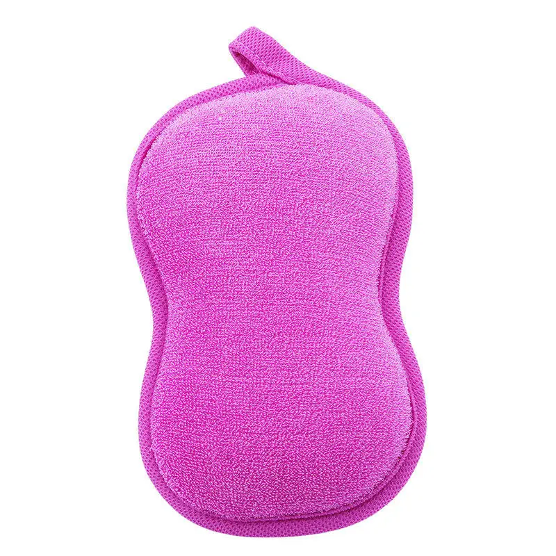Purple Хорошее качество, Детская щетка для ванны, мягкая детская губка для ванны, пуховка для пудры, Милая Детская щетка для новорожденных, продукт для душа, полотенце - Цвет: Purple