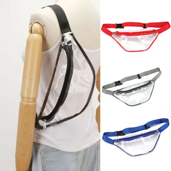

New Arrival Small Clear Waist Bag Waterproof Transparent Waist Pouch for Sports Travel Daily