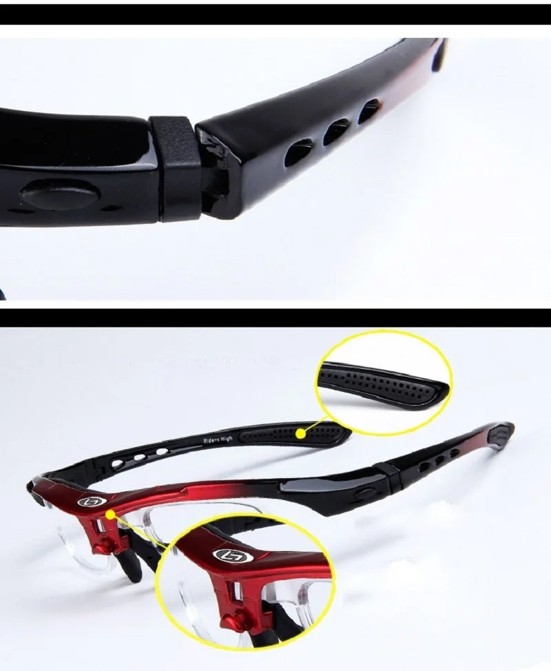 Поляризованные велосипедные очки с 5 линзами, прозрачные велосипедные очки, очки с защитой от ультрафиолета, спортивные солнцезащитные очки для мужчин и женщин, велосипедные очки для рыбалки