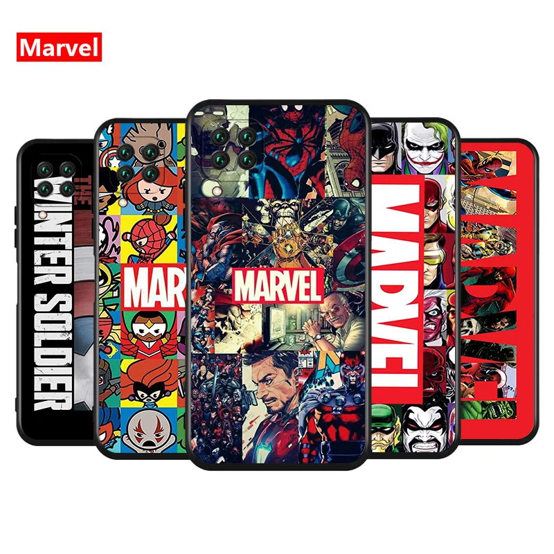 Чехол с логотипом Marvel Мстители для Huawei Nova 8 7i 7 6 5T 5E 5Z 5i 5 4E 3i 3E 2i Lite Pro SE мягкий