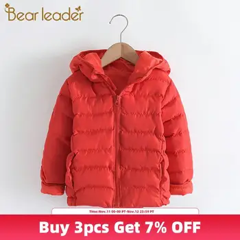 

Bear Leader Children Fashion Coats New Winter Girls Boys Solid Down Parkas Baby Kids Cotton Warm Outerwear Teenagers Clothing