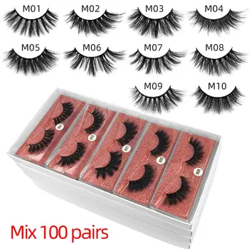 

Natural Long Fake Imitation Mink Eye Lashes Thick Makeup False Eyelashes GXMC