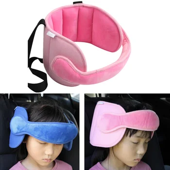 

Safety Car Seat Head Support Sleep Pillow Kids Neck Stroller Soft Pillow Travel Sleeping Strap EIG88
