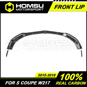 

s63 style kit carbon Fiber Front lip suitable For 2015-2019 S Coupe W217 C217 S63 Coupe carbon Fiber Front lip