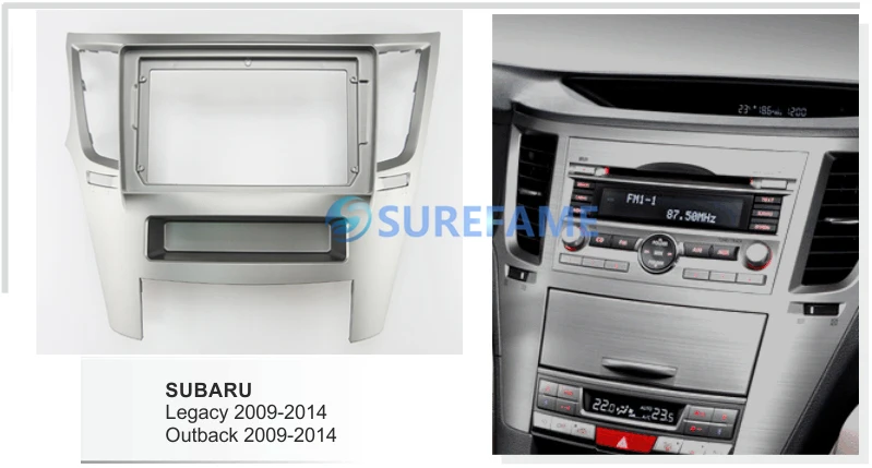 Автомагнитола 9 дюймов для Subaru Legacy Outback 2009 2014 (левое колесо) комплект приборов