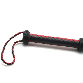 3 Foot Real Cowhide Leather Bull Whip BDSM Bondage Spanking Flogger Tassel Pure manual Genuine Leather whip Sex Toy for Couples 5