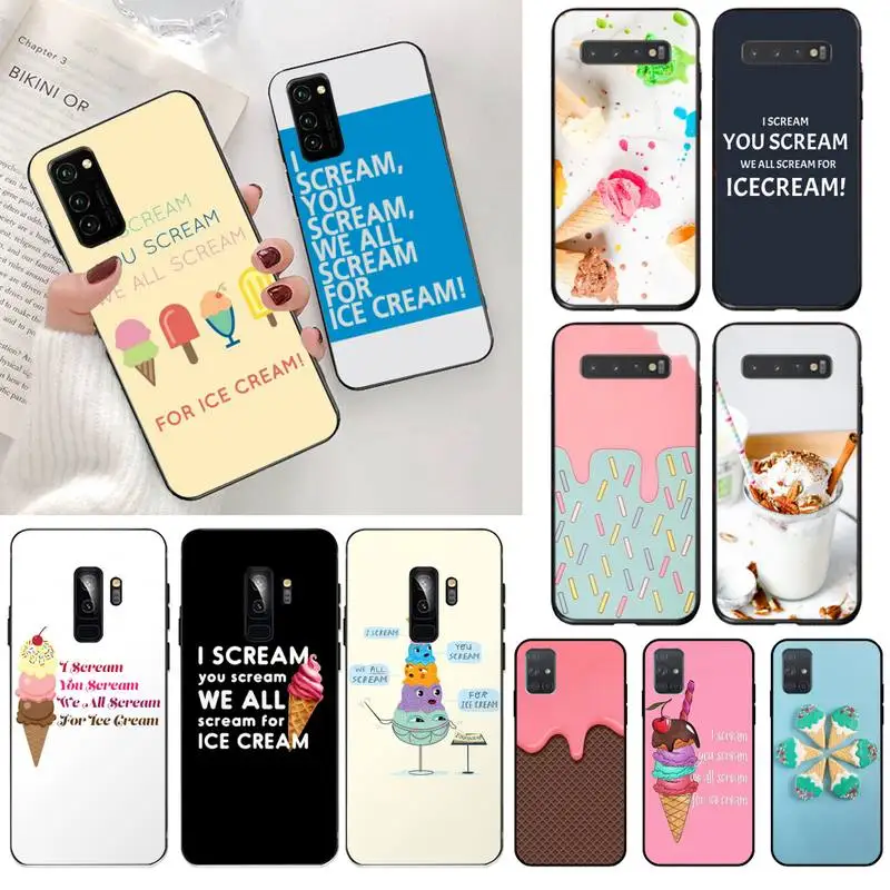 Чехол для телефона HPCHCJHM We All Cry мороженого чехол Samsung S20 plus Ultra S6 S7 edge S8 S9 S10 5G lite 2020 |