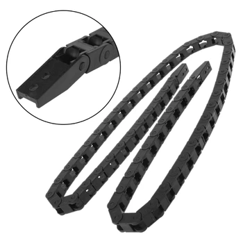 

7X7mm L1000mm Cable Drag Chain Wire Carrier + 2 End Connector For 3D Printer