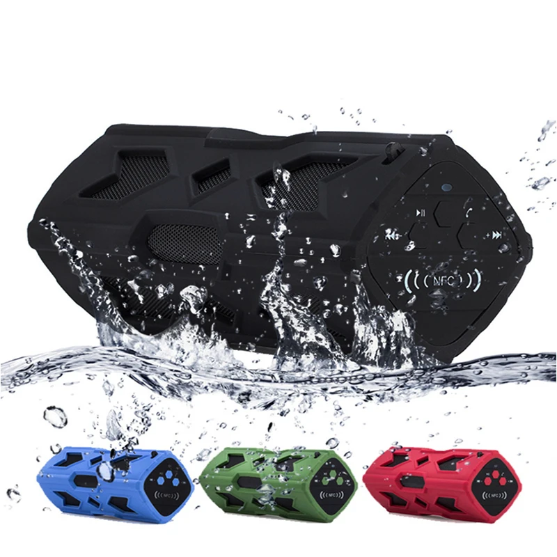 

Bluetooth speaker PT 390 Portable High power Waterproof speaker Built-in 1800mAh battery microphone wireless altavoz bluetooth