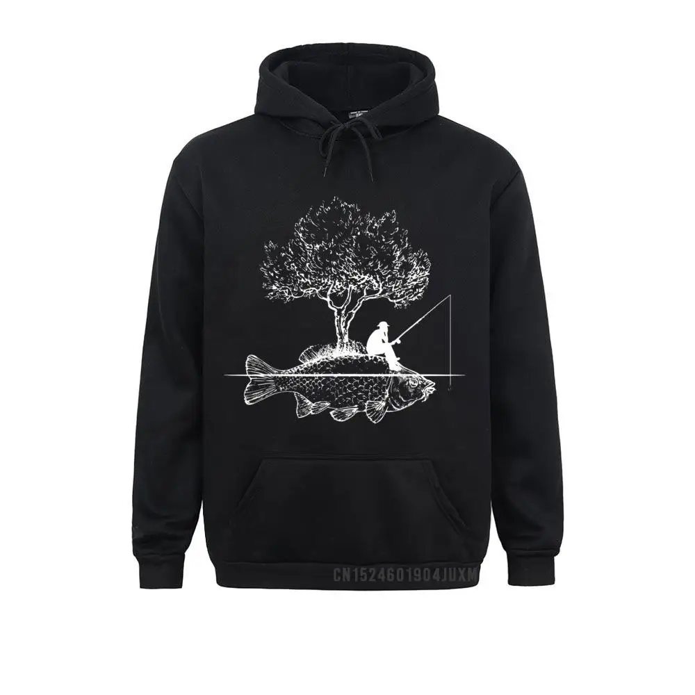 Fishing - Fish Island Art Surreal Funny Carp Fisherman Gift T-Shirt__4933 Long Sleeve Hoodies Thanksgiving Day  Women Sweatshirts Casual Hoods Slim Fit Fishing - Fish Island Art Surreal Funny Carp Fisherman Gift T-Shirt__4933black