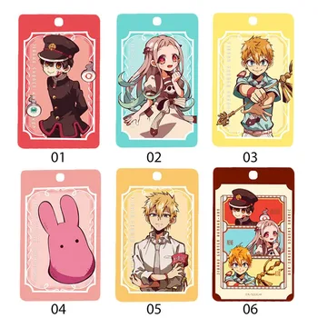 

1 Pcs Anime Toilet-Bound Hanako-kun Cosplay Student Bus Room Card Holder Cover Case Cosplay Gift Pendant