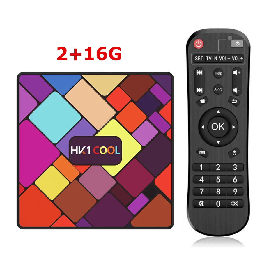 Android 9,0 HK1COOL tv BOX 2,4G/5G двойной WiFi BT4.0 Rockchip RK3318 HK1 классный H.265 Youtube 4K 1080P медиаплеер pk HK1 MAX - Цвет: 2G16G