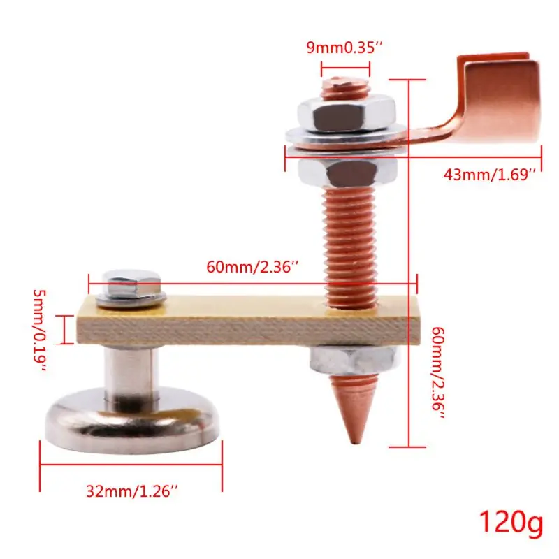 Magnetic Welding Support Welding Machine,Ground Connector Spotter Connector Auto Bodywork Spotter Tools
