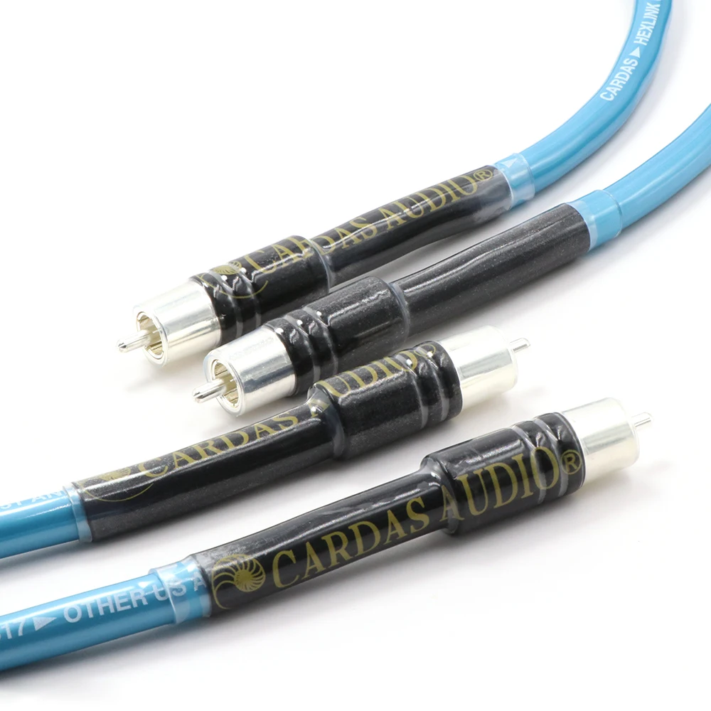 Ein Paar RCA Wire Interconnect Audio Video Kabel Verlängerungskabel – Detail 3