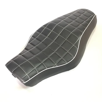 

Motorcycle Full Length Driver&Passenger Two Up Seat Sofa Tour Seat Bench Rear Cushion For Sportster 883R XL883R 2005-2006