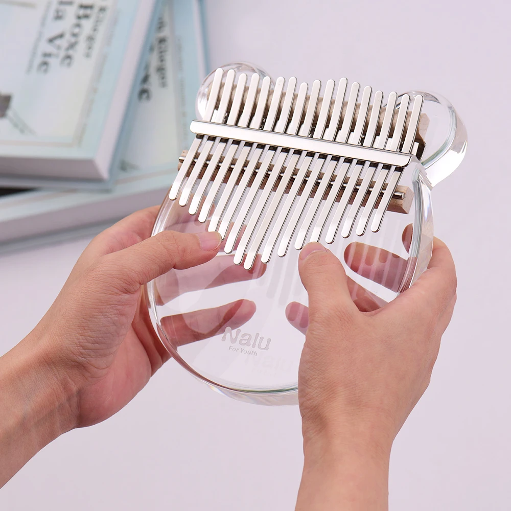 Профессиональная прозрачная сумка для пианино Kalimba с 17 кнопками переноски