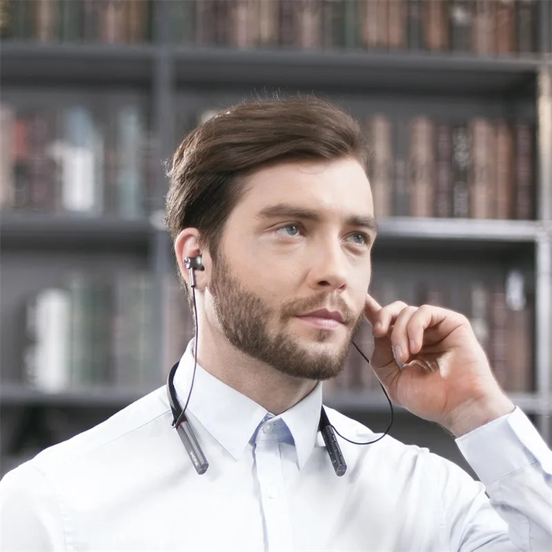 1MORE E1004BA ANC Wireless bluetooth Earphone Dual Driver Hi-Res HiFi Headset Active Noise Cancelling Neckband Sports Headphone