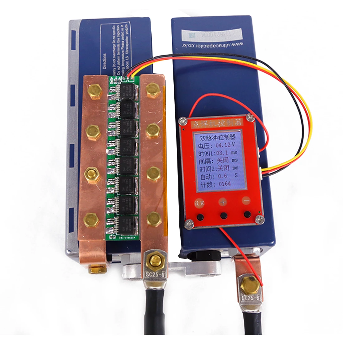  DIY Portable Spot Welder Nickel Sheet Fara Capacitor Spot Welder For 5V Power Supply Programming To