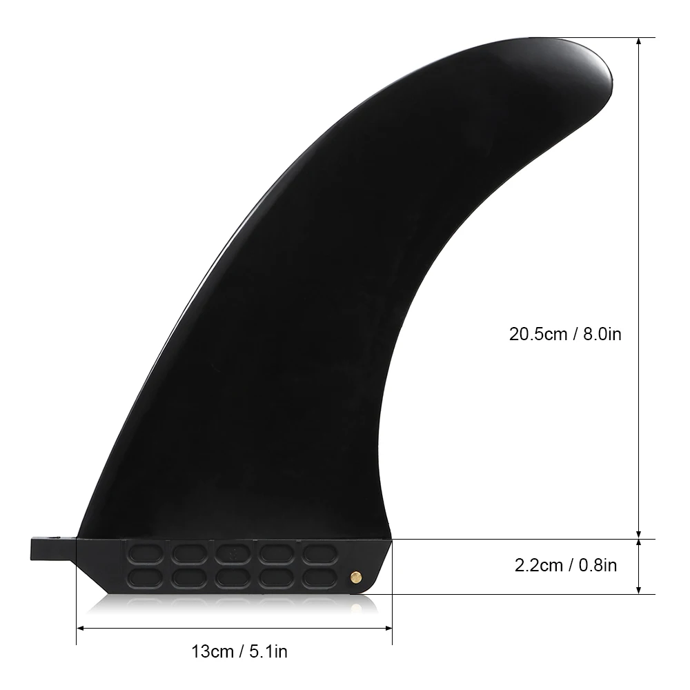 8(Nylon) 6,5 ''/7,5''/8 ''/9''/10 ''дюймовый SUP один плавник центральное ребро нейлон Лонгборд доска для серфинга Paddleboard SUP плавник аксессуары для серфинга - Цвет: 8(Nylon)