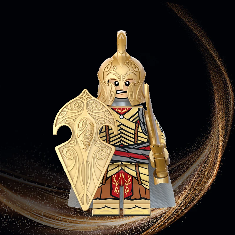 

XP250 Noldo Warrior Golodh Legoeinglys MINIFIGURed Lord of The Rings Figurines Building Blocks Goblin Orcs Toys For Children