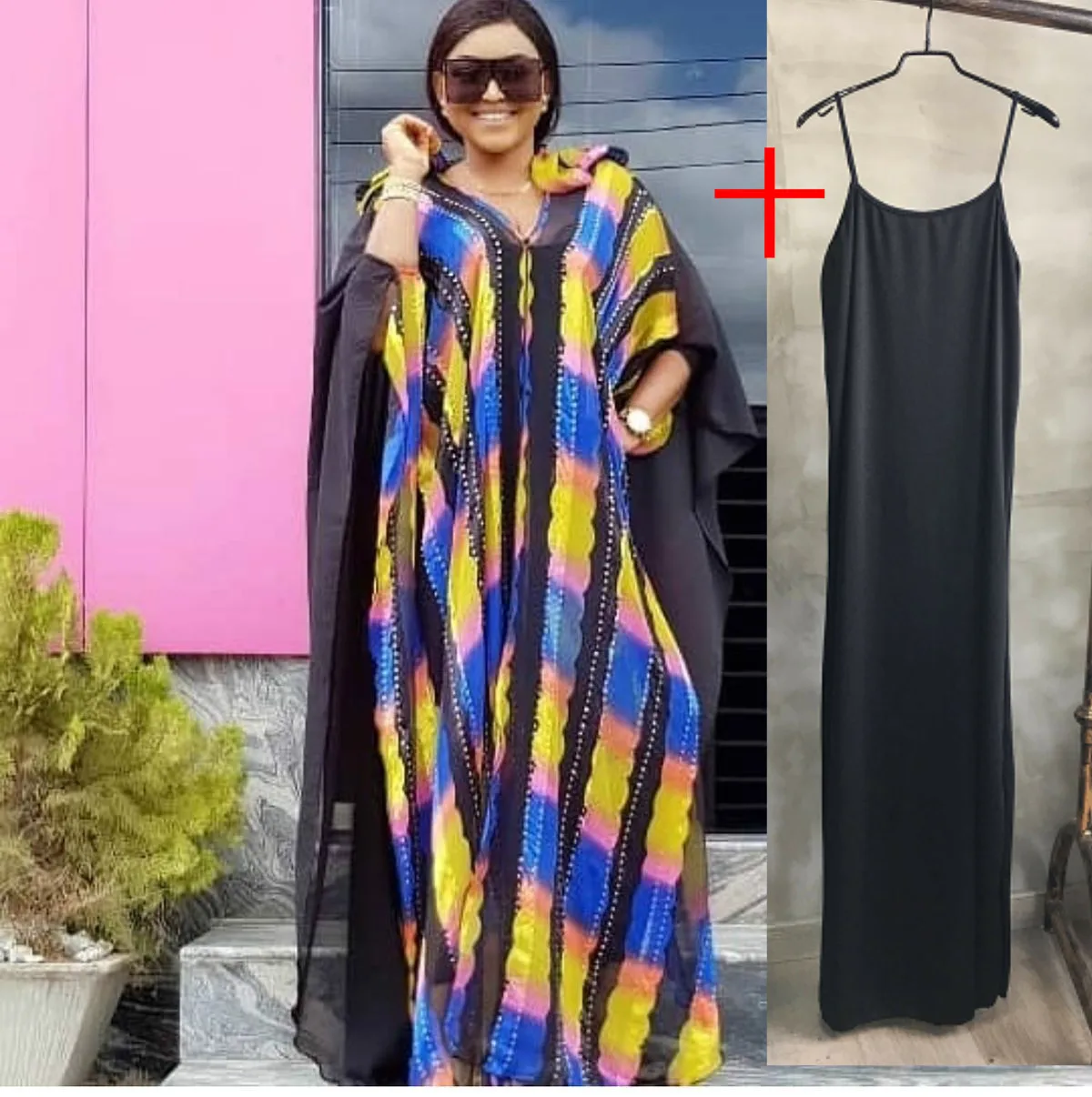 

New Style African Dresses for Women Dashiki Rainbow African Clothes Basin Riche Robe Boubou Africain Style Africa Dress Outfit