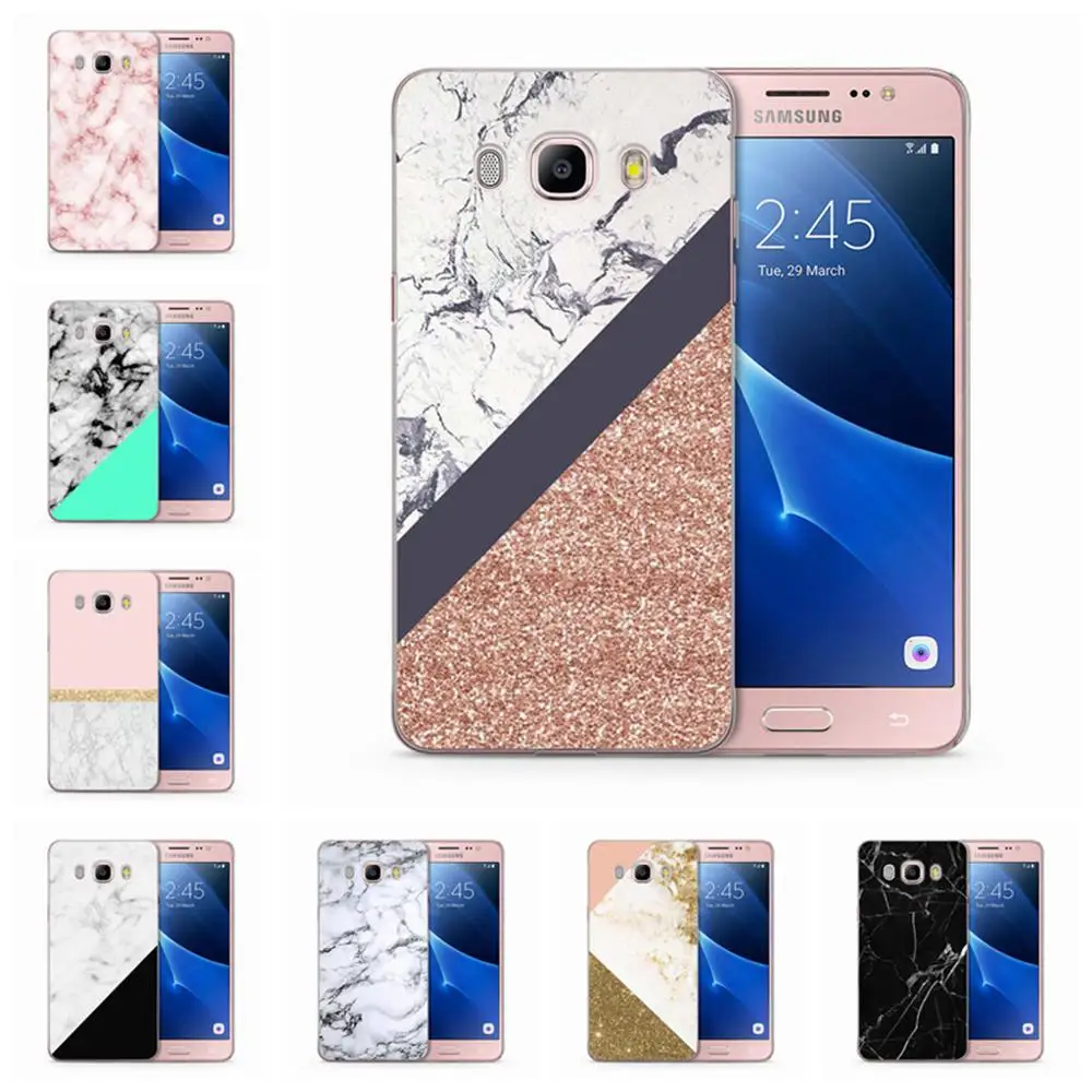 Для Samsung Galaxy S9 S9Plus S8 Plus S7 edge Note 8 J530F J720 A3 A5 2017 TPU цветной мраморный чехол с рисунком