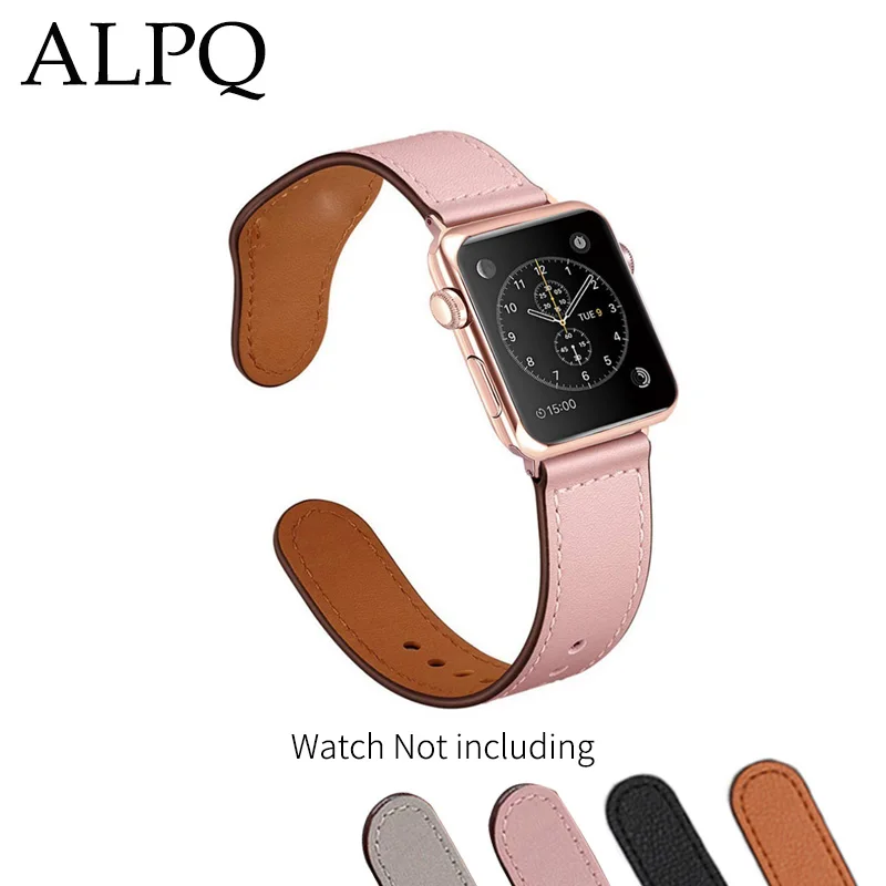 

Leather Loop Strap For apple watch Band series 4 Strap 38mm 40mm 42mm 44mm Sport Watch Men Women Band for iwatch 4 3 2 1