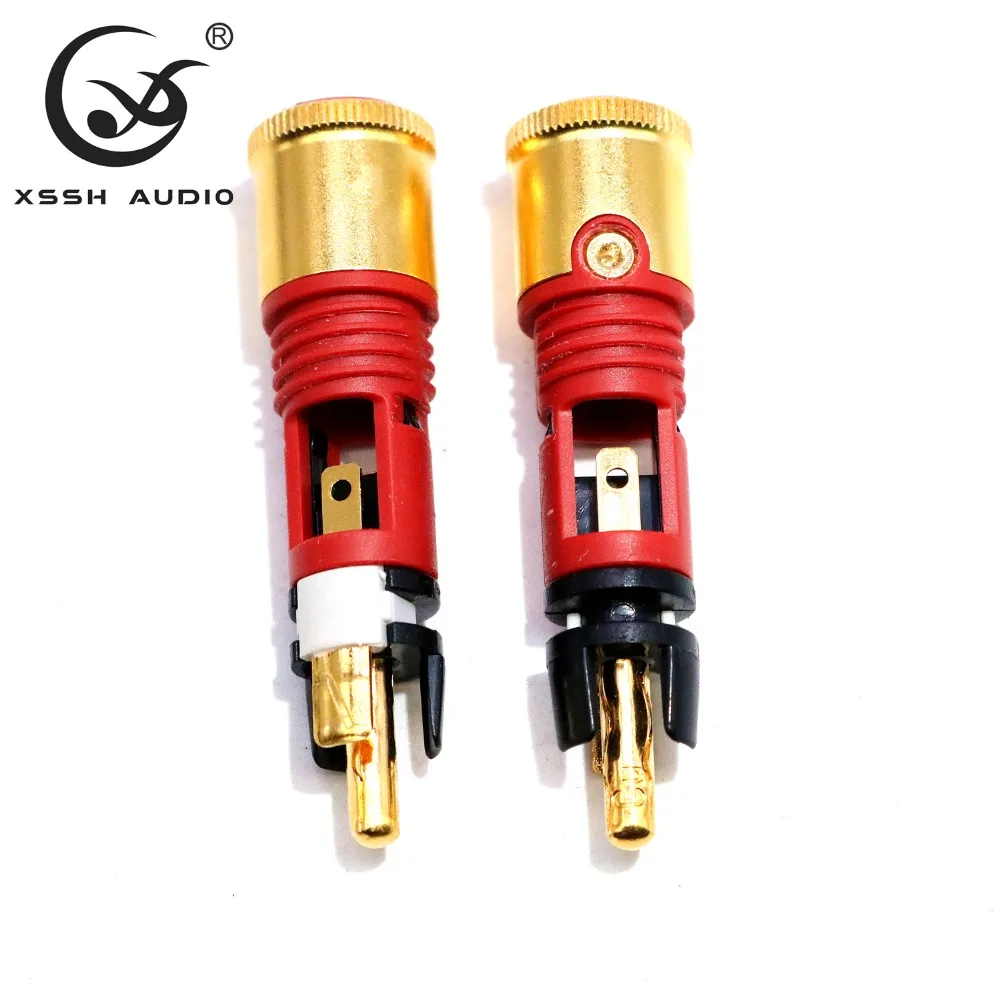 XSSH аудио 8 шт. WBT-0110Cu nextgen signature RCA 2 комплекта из 8 штук медь высокого класса разъем штекер