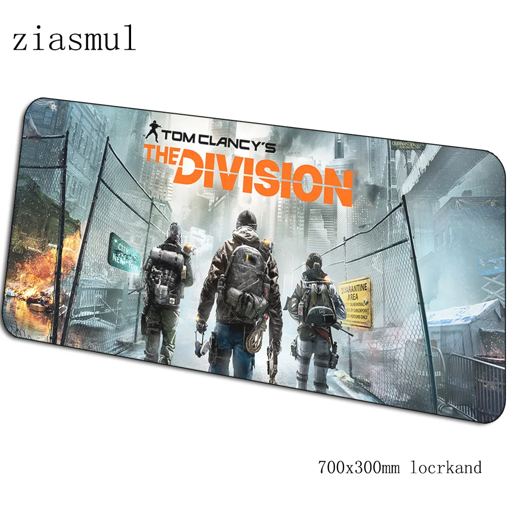 Tom clancy's the division коврики 700x300x3 мм игровой коврик для мыши большая клавиатура Коврик для мыши Аниме ноутбук аксессуары для геймеров коврик для мыши - Цвет: pattern 2