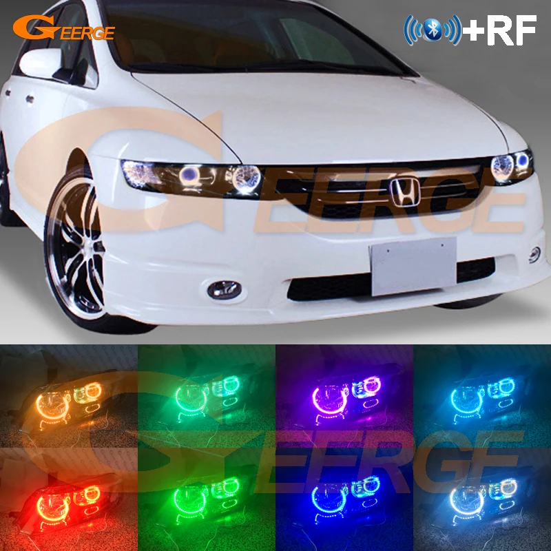 Для ксеноновых фар HONDA ODYSSEY RB1 RB2 2003 2008 RF remote Bluetooth APP многоцветные Сверхъяркие RGB