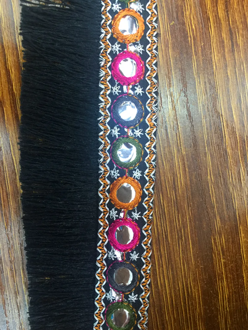 

Nation style mirrored embroidery ribbon,mirrored embroidery ribbon trim,various size,XERY190727A