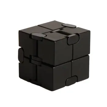 

High Texture Infinity Cube Magic Cube Aluminum Alloy Professional Competition Speed Puzzle Adult Decompression Toys