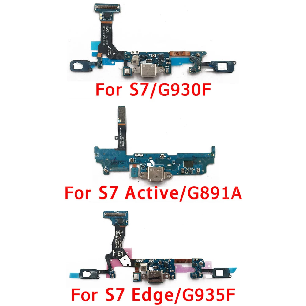 Original Charging Port For Samsung Galaxy S7 Edge Active Board Usb Connector Ribbon Socket Repair Spare Parts - Mobile Phone Flex Cables - AliExpress