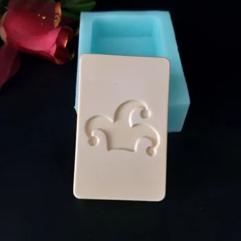 

PRZY silicone soap molds rectangle Poker card joker silicone mold DIY handmade joker playing card soap making moulds resin clay
