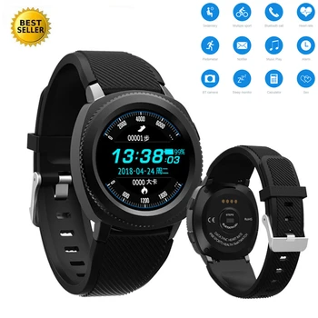 

2020 L2 Waterproof IP68 Bluetooth Smartwatch With Steel Silica Gel Band Heart Rate Sleep Monitor Passometer Sport Smart Watch