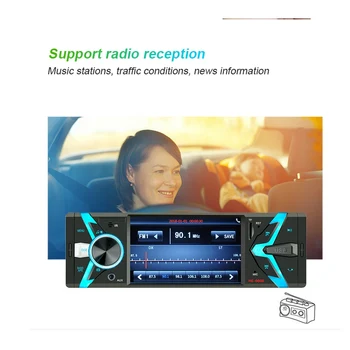

Car Mp5 Reversing Video Stereo Player Supports USB Aux FM Bt Playback Bluetooth 6608 Autoradio One Din Car Radio
